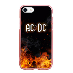 Чехол iPhone 7/8 матовый ACDC - Fire