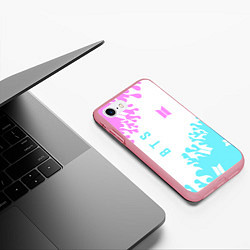 Чехол iPhone 7/8 матовый BTS патер, цвет: 3D-баблгам — фото 2