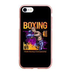 Чехол iPhone 7/8 матовый BOXING - Бокс