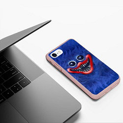 Чехол iPhone 7/8 матовый Smile Huggy Wuggy, цвет: 3D-светло-розовый — фото 2