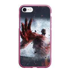 Чехол iPhone 7/8 матовый Titan Attack on Titan