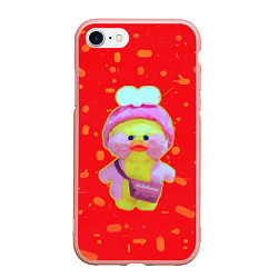 Чехол iPhone 7/8 матовый Лалафания, цвет: 3D-светло-розовый