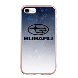 Чехол iPhone 7/8 матовый SUBARU авто, супер