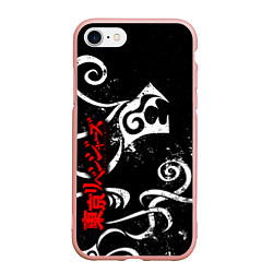 Чехол iPhone 7/8 матовый DRAKEN TATTOO WHITE ТОСВА, цвет: 3D-светло-розовый