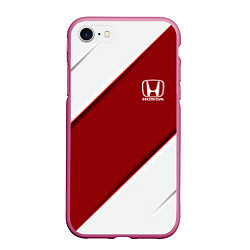 Чехол iPhone 7/8 матовый Honda - Red sport