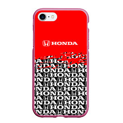 Чехол iPhone 7/8 матовый Honda - Pattern