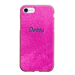 Чехол iPhone 7/8 матовый Daddy pink