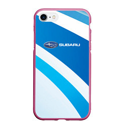 Чехол iPhone 7/8 матовый Subaru Logo спорт