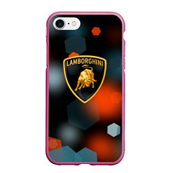 Чехол iPhone 7/8 матовый Lamborghini - Размытие