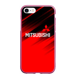 Чехол iPhone 7/8 матовый Mitsubishi - Red Sport