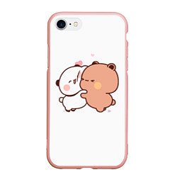 Чехол iPhone 7/8 матовый Плюшевая любовь навечно Plush love forever, цвет: 3D-светло-розовый