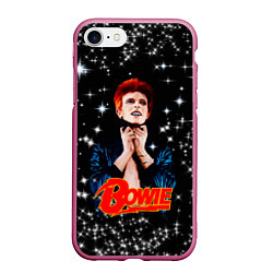 Чехол iPhone 7/8 матовый Theres a Starman waiting in the sky
