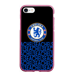 Чехол iPhone 7/8 матовый Chelsea челси паттерн