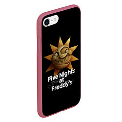 Чехол iPhone 7/8 матовый Five Nights at Freddys: Security Breach Воспитател, цвет: 3D-малиновый — фото 2