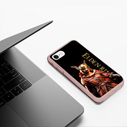 Чехол iPhone 7/8 матовый ВАЛЬКИРИЯ - ЭЛДЕН РИНГ, цвет: 3D-светло-розовый — фото 2