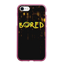 Чехол iPhone 7/8 матовый Bored Glitch Sherlock, цвет: 3D-малиновый