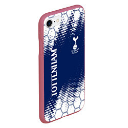 Чехол iPhone 7/8 матовый TOTTENHAM HOTSPUR Тоттенхэм, цвет: 3D-малиновый — фото 2