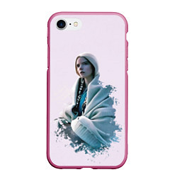Чехол iPhone 7/8 матовый The Northman Olga, цвет: 3D-малиновый