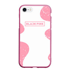 Чехол iPhone 7/8 матовый Black pink
