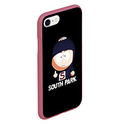 Чехол iPhone 7/8 матовый South Park - мультфильм Южный парк, цвет: 3D-малиновый — фото 2