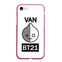 Чехол iPhone 7/8 матовый BTS VAN BT21