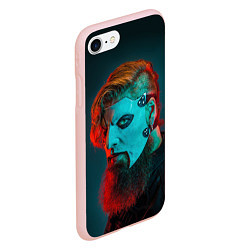 Чехол iPhone 7/8 матовый James Root - Slipknot - We are Not Your Kind, цвет: 3D-светло-розовый — фото 2