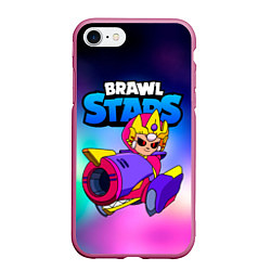 Чехол iPhone 7/8 матовый Бонни Bonnie Empress Brawl Stars, цвет: 3D-малиновый