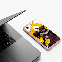 Чехол iPhone 7/8 матовый ELDEN RING ЭЛДЕН РИНГ КОМИКС, цвет: 3D-светло-розовый — фото 2