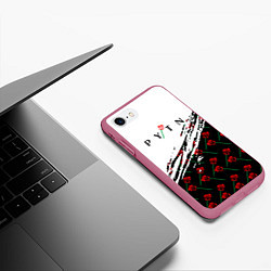 Чехол iPhone 7/8 матовый Payton Moormeie PYTN X ROSE, цвет: 3D-малиновый — фото 2