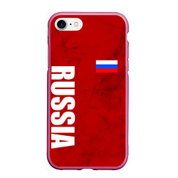 Чехол iPhone 7/8 матовый RUSSIA - RED EDITION - SPORTWEAR