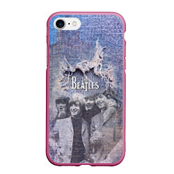 Чехол iPhone 7/8 матовый The Beatles Легендарная Ливерпульская четвёрка