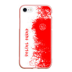 Чехол iPhone 7/8 матовый Velialsquad - велиал сквад, цвет: 3D-светло-розовый
