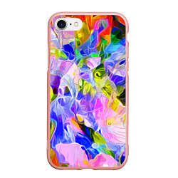 Чехол iPhone 7/8 матовый Красочный цветочный узор Весна - Лето 2023 Colorfu