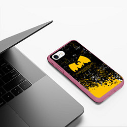 Чехол iPhone 7/8 матовый Wu-tang clan - ghostface killah, цвет: 3D-малиновый — фото 2
