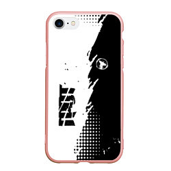 Чехол iPhone 7/8 матовый ГРОТ GROT, цвет: 3D-светло-розовый