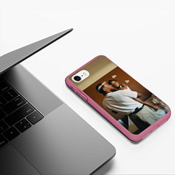 Чехол iPhone 7/8 матовый Kendrick Lamar, Mr Morale & The Big Steppers, цвет: 3D-малиновый — фото 2