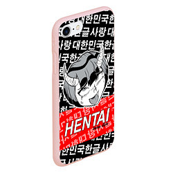 Чехол iPhone 7/8 матовый HENTAI AHEGAO ХЕНТАЙ АХЭГАО, цвет: 3D-светло-розовый — фото 2