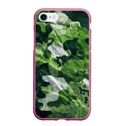 Чехол iPhone 7/8 матовый Camouflage Pattern Камуфляж Паттерн