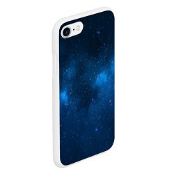 Чехол iPhone 7/8 матовый Космическая ночь, цвет: 3D-белый — фото 2