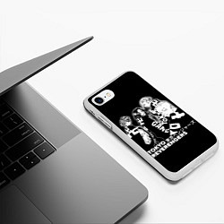 Чехол iPhone 7/8 матовый ТОКИЙСКИЕ МСТИТЕЛИ Банда, цвет: 3D-белый — фото 2