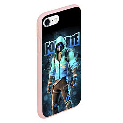Чехол iPhone 7/8 матовый Fortnite Surf Strider Кульный чувак Video game, цвет: 3D-светло-розовый — фото 2