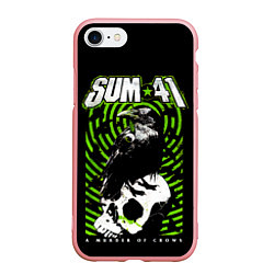 Чехол iPhone 7/8 матовый A Murder of Crows - Sum 41, цвет: 3D-баблгам