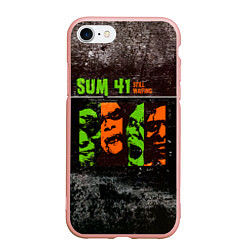 Чехол iPhone 7/8 матовый Still Waiting - Sum 41