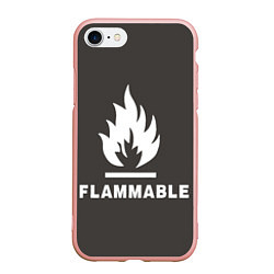 Чехол iPhone 7/8 матовый Flammable