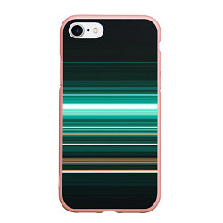 Чехол iPhone 7/8 матовый Градиент фейерверк, цвет: 3D-светло-розовый