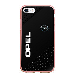 Чехол iPhone 7/8 матовый Opel Карбон