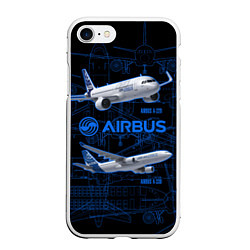 Чехол iPhone 7/8 матовый Airbus A320