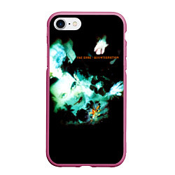 Чехол iPhone 7/8 матовый Disintegration - The Cure, цвет: 3D-малиновый