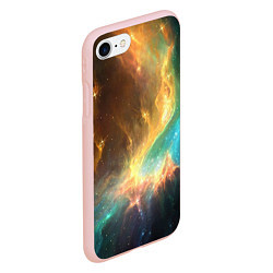 Чехол iPhone 7/8 матовый Крыло звезды, цвет: 3D-светло-розовый — фото 2