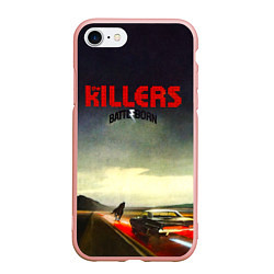 Чехол iPhone 7/8 матовый Battle Born - The Killers